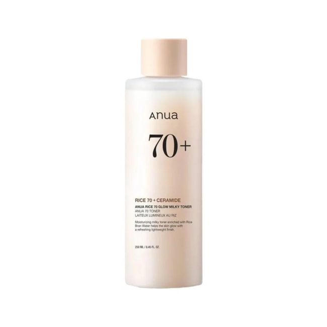 تونر بخلاصة الأرز لتفتيح وتوحيد لون البشرة من أنوا | anua rice 70 glow milky toner تونر بخلاصة الأرز لتفتيح وتوحيد لون البشرة من أنوا | anua rice 70 glow milky toner